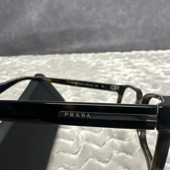 Prada Eyeglasses VPR 15Q Tortoise 2AU-1O1 Size 52-17 Optical Frame With Case - Picture 3 of 6